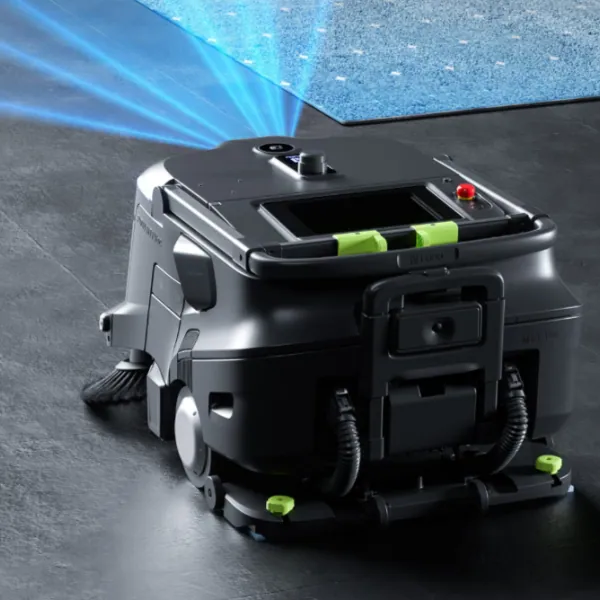 PUDU Cleaning AMR, an AI-powered robotic sweeper and vacuum