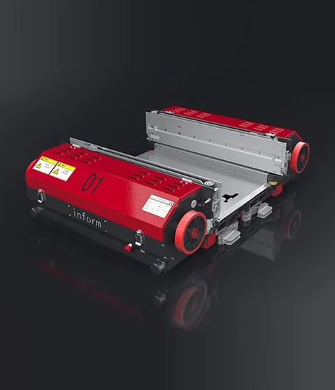 Two-Way Tote Shuttle robot for automated storage and retrieval